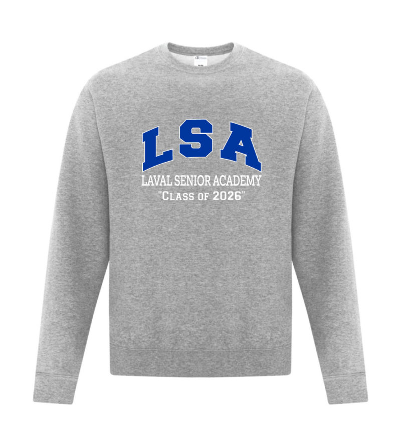 Graduation Sewn Letters Crewneck / Molleton Col Rond Graduation avec lettres cousues - Image 2